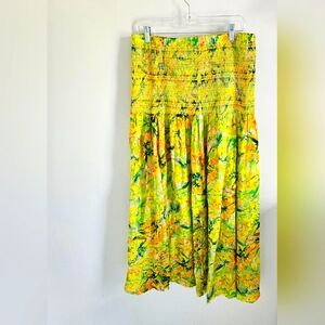 Hope for Flowers by Tracy Reese maxi skirt high waist high slit